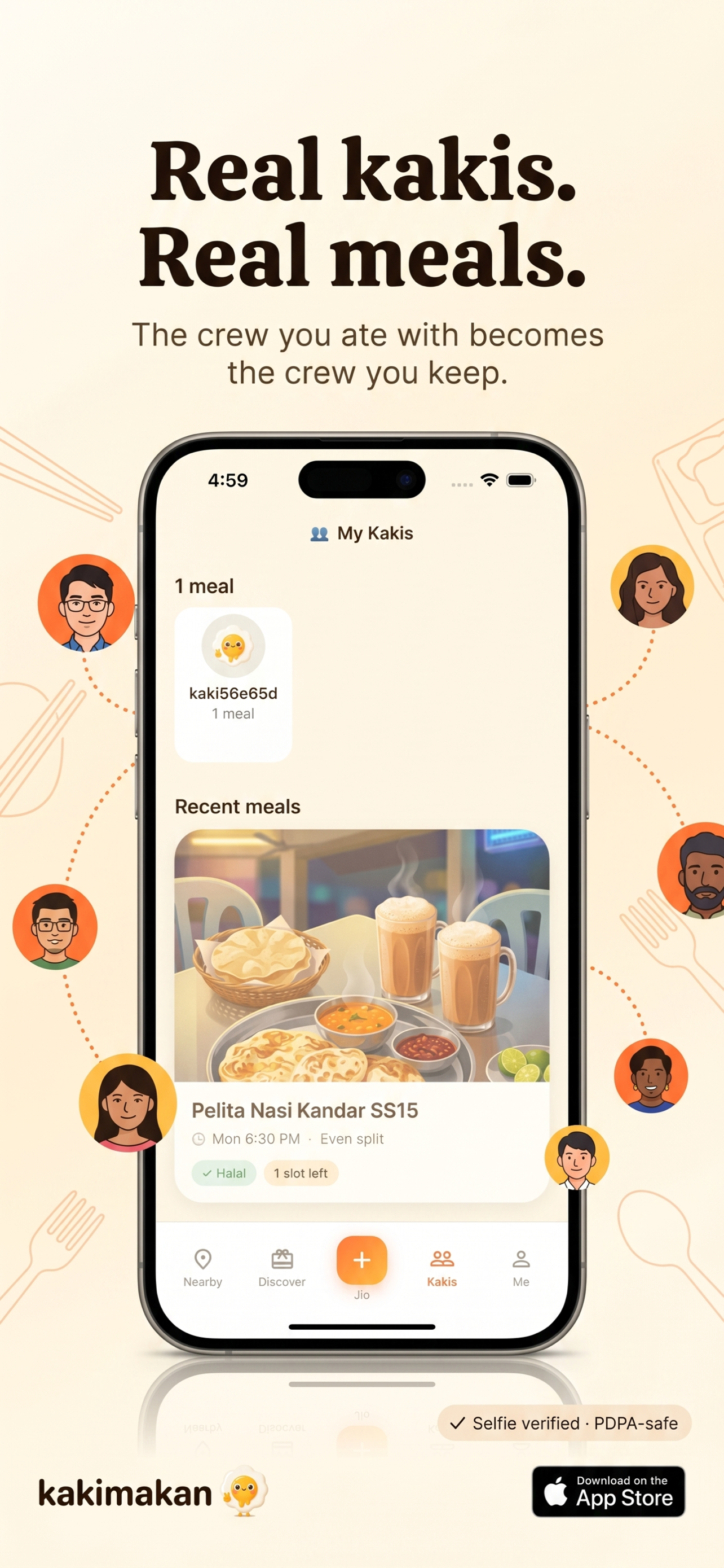 Kakimakan — Real kakis, real meals